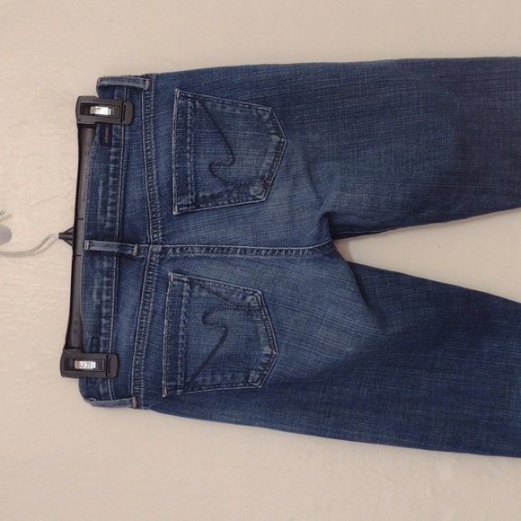 Citizens of Humanity Avedon Low Rise Skinny Leg Ripped Knee Raw Hem Jean Size 25 - Picture 5 of 12